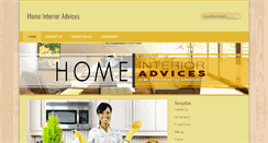 Desktop Screenshot of homeinterioradvices.com